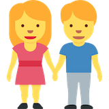 woman-and-man-holding-hands Emoji twitter