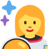 woman-astronaut Emoji twitter