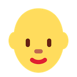 woman-bald Emoji twitter