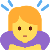 woman-bowing Emoji twitter