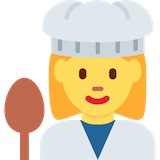 woman-cook Emoji twitter