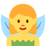 woman-fairy Emoji twitter