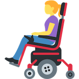 woman-in-motorized-wheelchair Emoji twitter