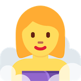 woman-in-steamy-room Emoji twitter