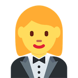woman-in-tuxedo Emoji twitter