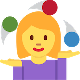 woman-juggling Emoji twitter