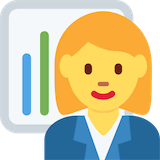 woman-office-worker Emoji twitter