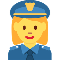 👮‍♀️ Женщина полицейский Эмодзи в Twitter