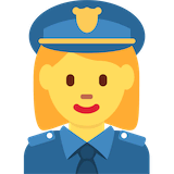 woman-police-officer Emoji twitter