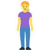 woman-standing Emoji twitter