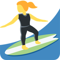 🏄‍♀️ Surfista (mulher) Emoji nos Twitter