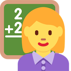 👩‍🏫 Profesora Emoji en Twitter