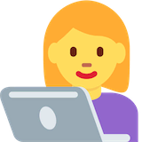woman-technologist Emoji twitter