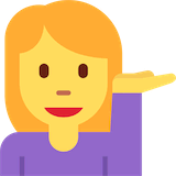 woman-tipping-hand Emoji twitter