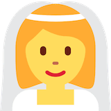 woman-with-veil Emoji twitter