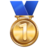 1st-place-medal Emoji whatsapp