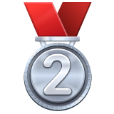 2nd-place-medal Emoji whatsapp