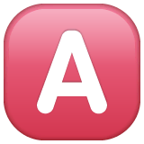 a-button-blood-type Emoji whatsapp