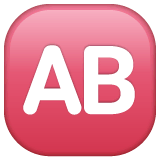 🆎 AB Button (Blood Type) Emoji on WhatsApp