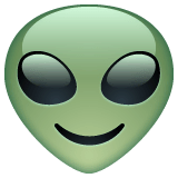 👽 Extraterrestre Emoji nos WhatsApp