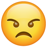 angry-face Emoji whatsapp