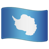 Flagge der Antarktis Emoji WhatsApp