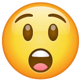 astonished-face Emoji whatsapp