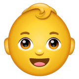 👶 Baby Emoji on WhatsApp