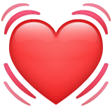Beating Heart Emoji on WhatsApp