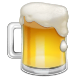 Caneca de cerveja Emoji WhatsApp