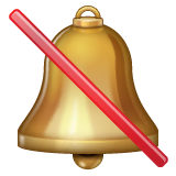 bell-with-slash Emoji whatsapp