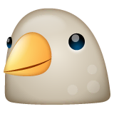 Pássaro Emoji WhatsApp