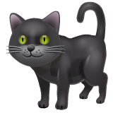 🐈‍⬛ schwarze Katze Emoji auf WhatsApp