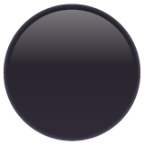 black-circle Emoji whatsapp