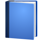 blue-book Emoji whatsapp