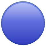 blue-circle Emoji whatsapp