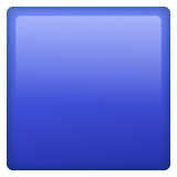 blue-square Emoji whatsapp