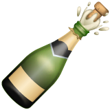 bottle-with-popping-cork Emoji whatsapp