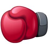 Боксерская перчатка Эмодзи в WhatsApp