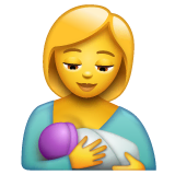 breast-feeding Emoji whatsapp