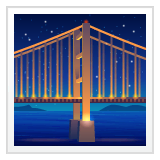 bridge-at-night Emoji whatsapp