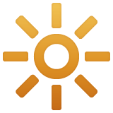 Значок высокой яркости on WhatsApp