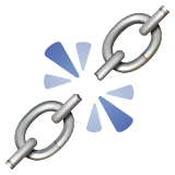 broken-chain Emoji whatsapp