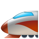bullet-train Emoji whatsapp