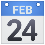 Calendar Emoji on WhatsApp