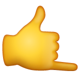call-me-hand Emoji whatsapp
