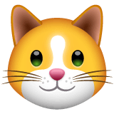 🐱 Cara de gato Emoji en WhatsApp