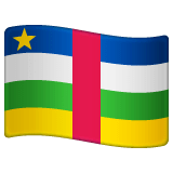 Flag: Central African Republic on WhatsApp