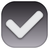 check-box-with-check Emoji whatsapp