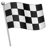 Bandeira xadrez Emoji WhatsApp